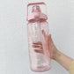 2L Motivational Clear Water Bottle