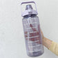 2L Motivational Clear Water Bottle