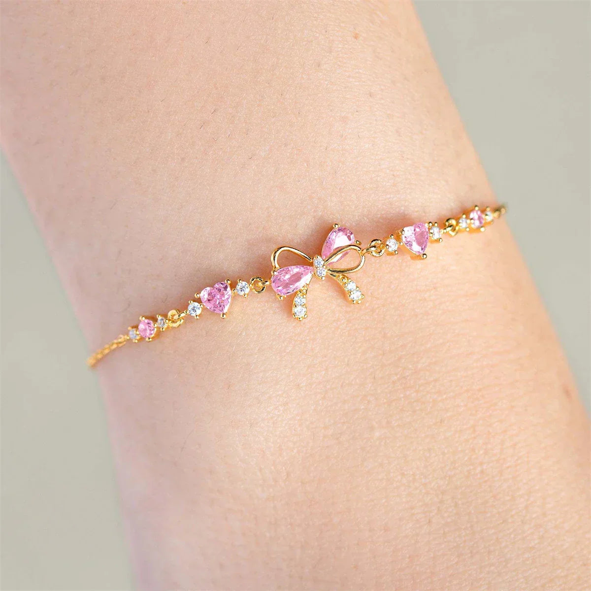 JolieGlow™ Bow Bracelets (Tarnish Proof)