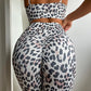 Blanc Leopard Gym Set
