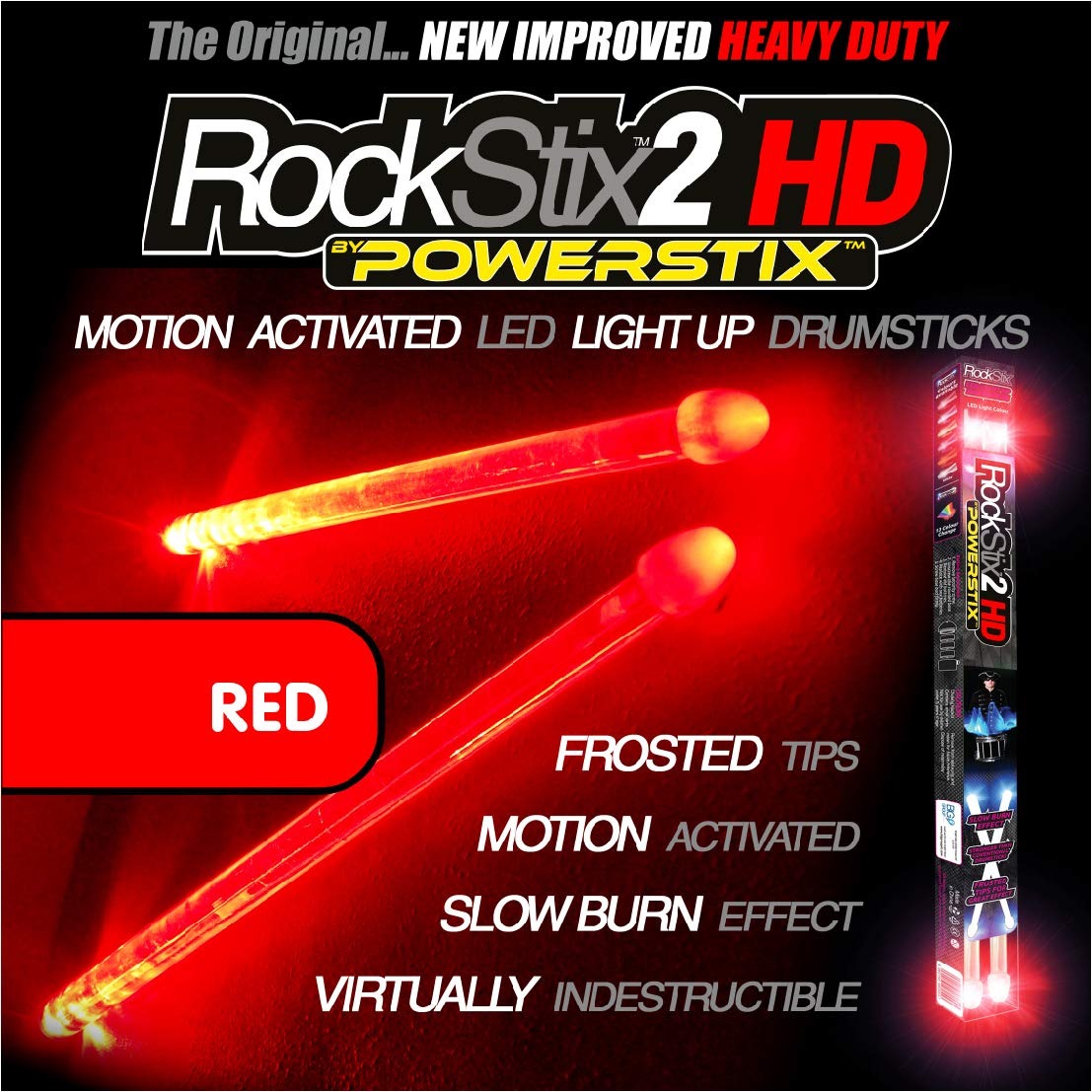 MULTI COLOR DRUMSTICKS (15 COLORS)