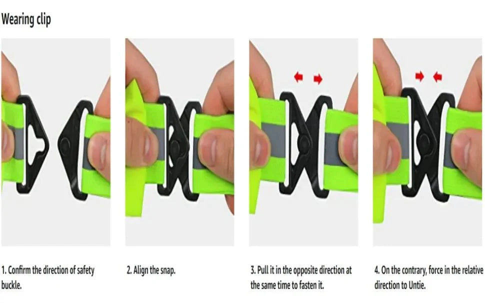 NightBright LED Running Vest