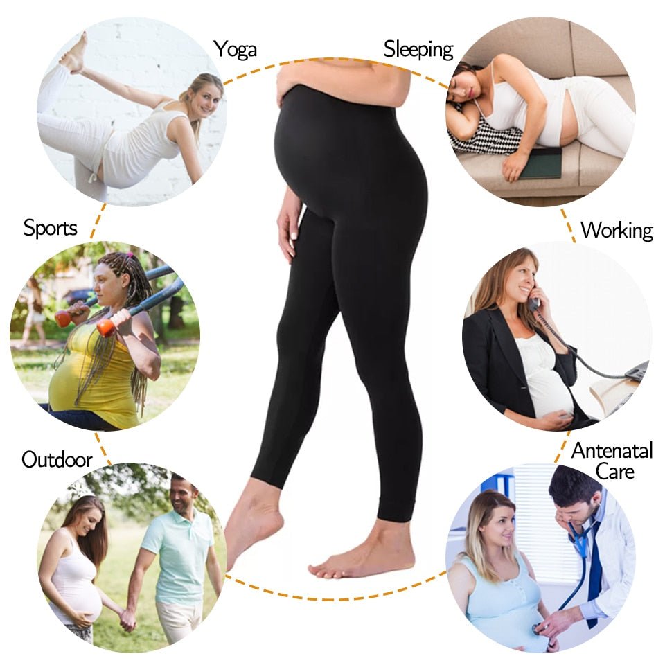 SnugBump High-Waisted Maternity Leggings