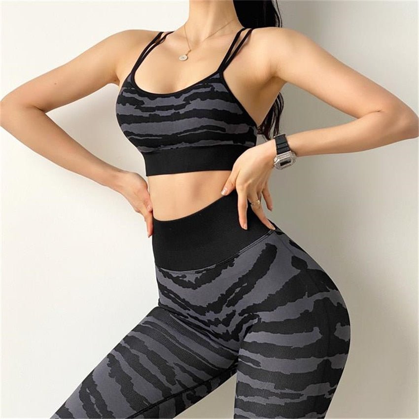 Tiger Print Seamless Gym Leggings