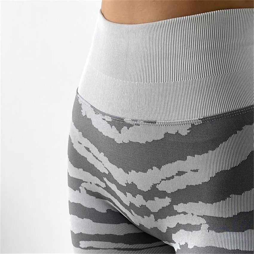 Tiger Print Seamless Gym Leggings