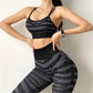 Tiger Print Seamless Gym Set