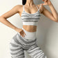 Tiger Print Seamless Gym Set