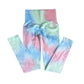 Two-Tone Tie-Dye Gym Leggings